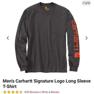 Mens gray long sleeve carhartt shirt